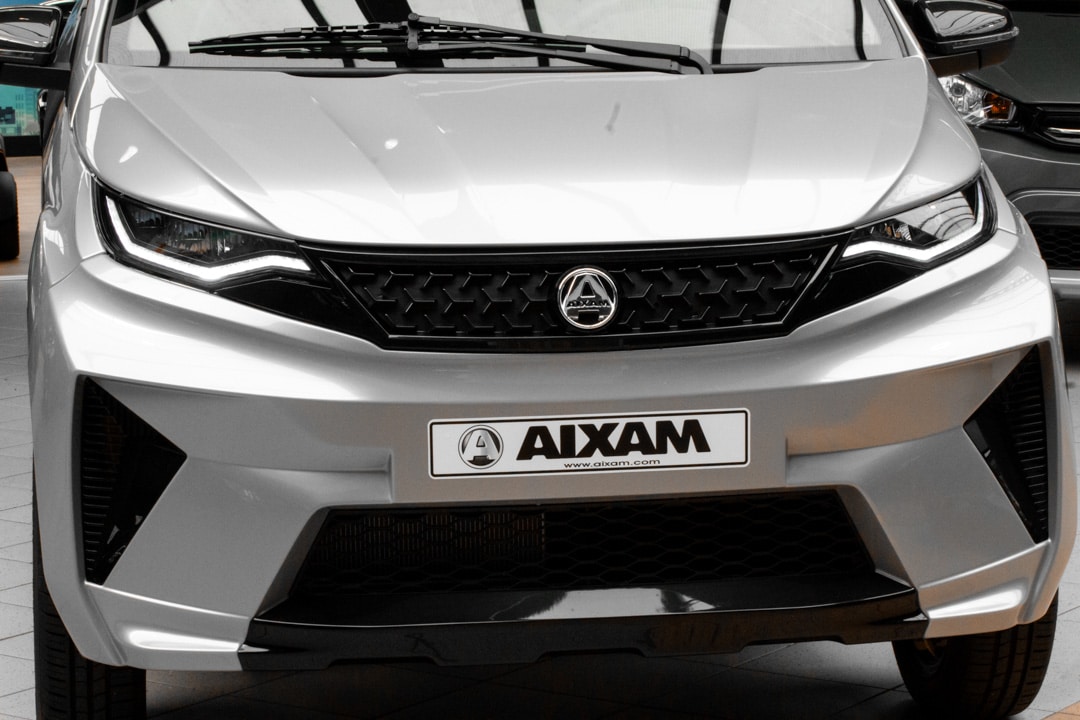 Aixam Crossover Premium Ambition E5 2025 Brommobiel Zilvergrijs Metallic