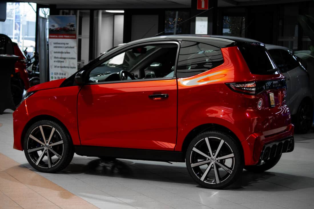 Aixam City Gto Ambition 2024 Brommobiel Occasion Parelmoerrood Metallic