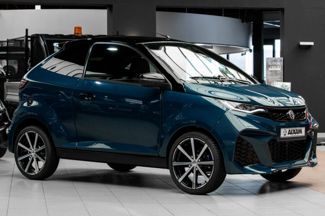 Aixam Coup Gti Ambition E5 2025 Brommobiel Nieuw Mallardblauw Metallic