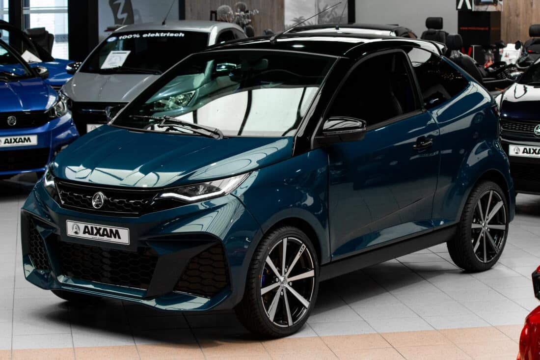 Aixam Coup Gti Ambition E5 2025 Brommobiel Nieuw Mallardblauw Metallic