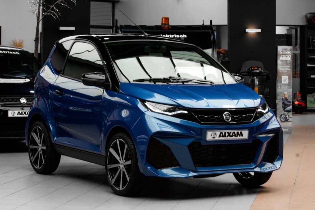 Aixam City Gto Ambition E5 2025 Brommobiel Nieuw Saffierblauw Metallic