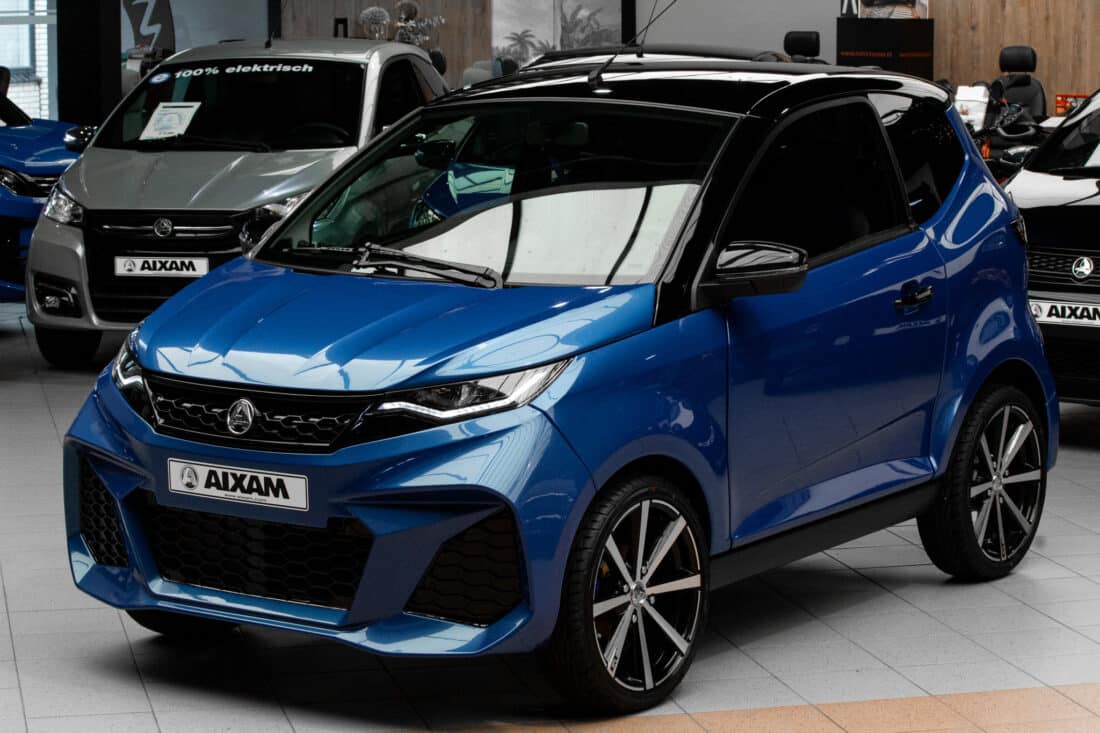 Aixam City Gto Ambition E5 2025 Brommobiel Nieuw Saffierblauw Metallic