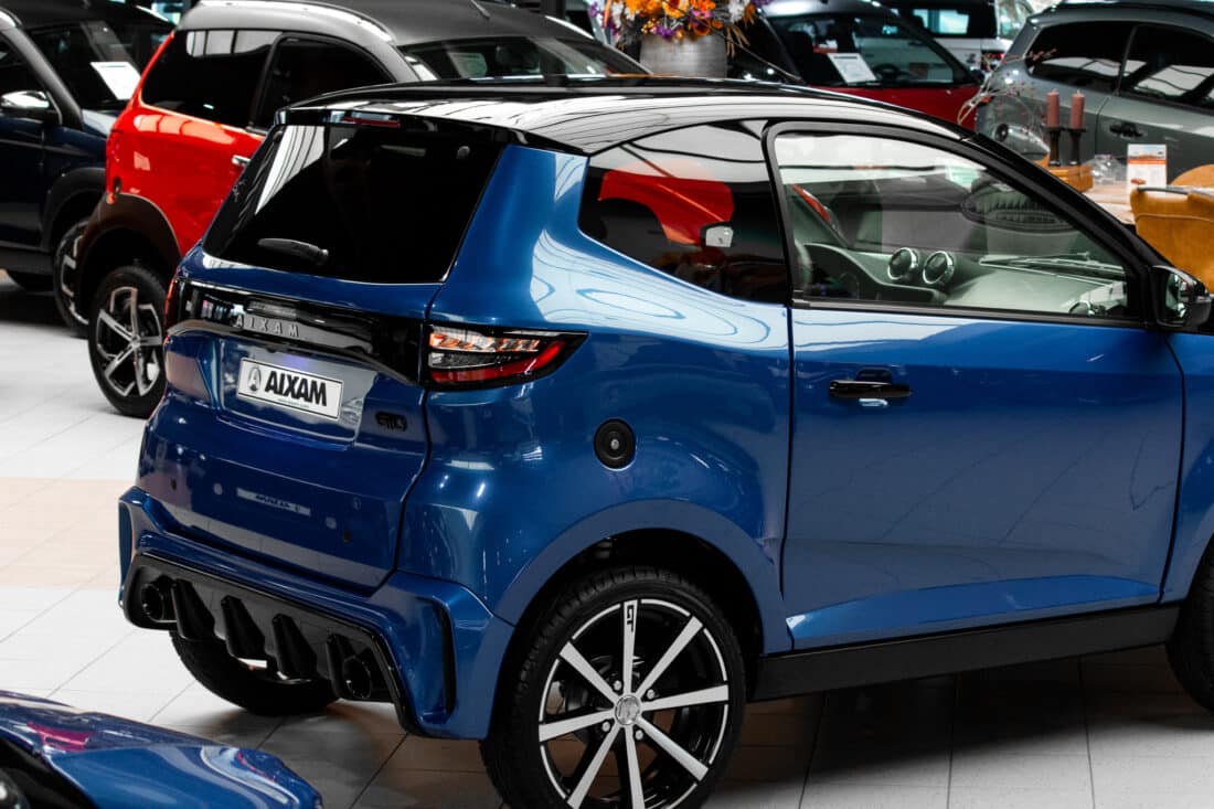Aixam City Gto Ambition E5 2025 Brommobiel Nieuw Saffierblauw Metallic