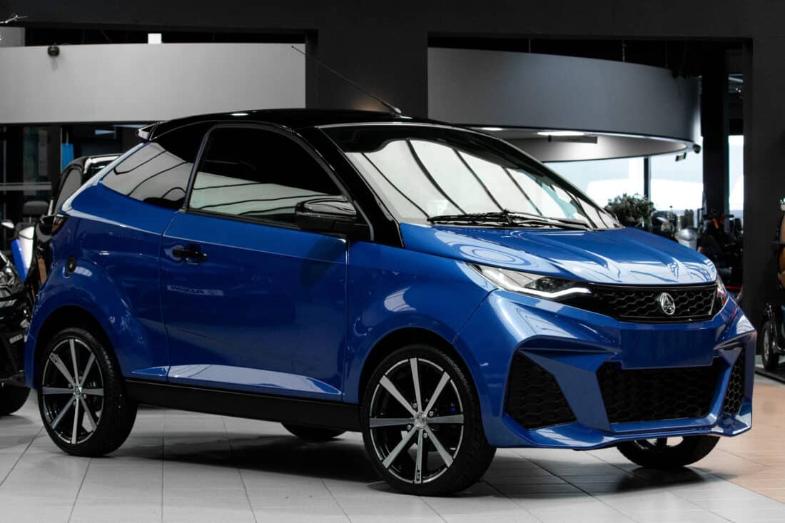 Aixam Coup Gti Ambition 2024 Brommobiel Occasion Saffierblauw Metallic