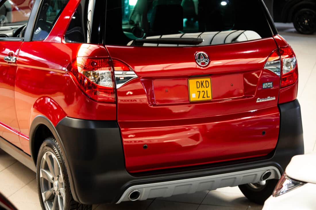 Aixam Crossline Sensation 2016 Brommobiel Occasion Parelmoerrood Metallic