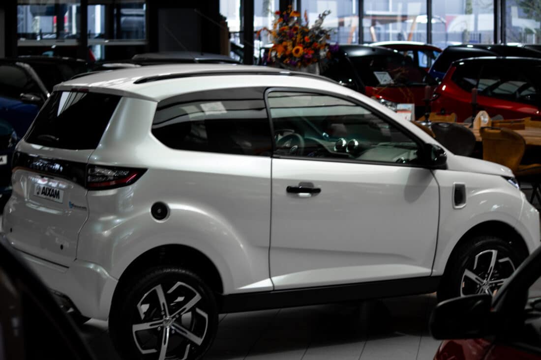 Aixam E Crossover Premium Ambition 2026 Brommobiel Elektrisch Parelmoerwit Metallic