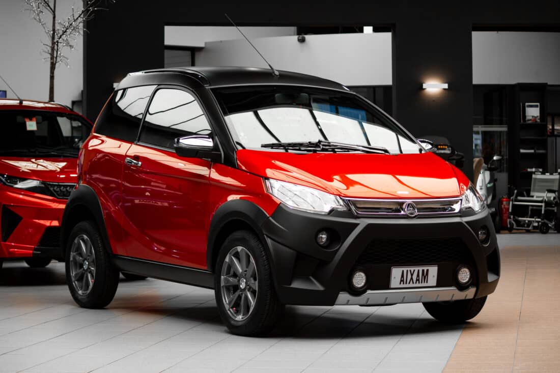 Aixam Crossline Premium Sensation 2018 Brommobiel Occasion Rood Metallic