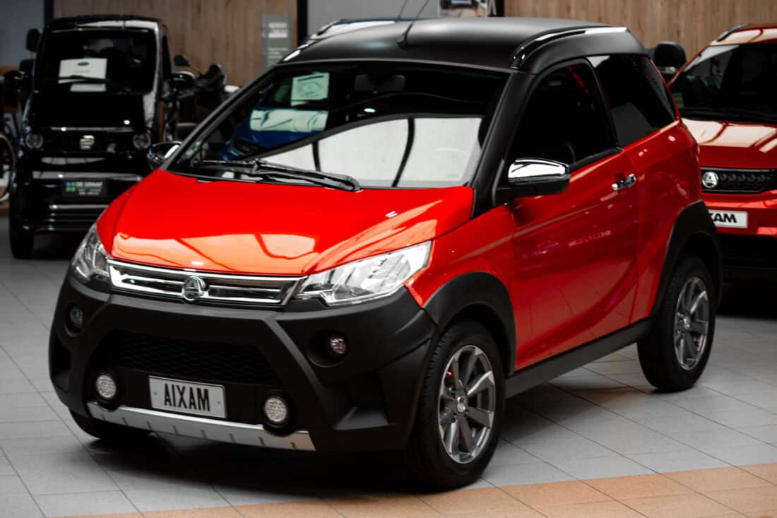 Aixam Crossline Premium Sensation 2018 Brommobiel Occasion Rood Metallic