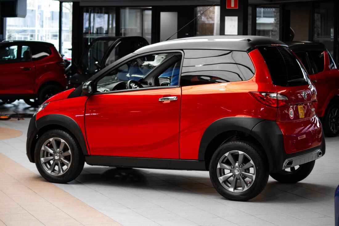 Aixam Crossline Premium Sensation 2018 Brommobiel Occasion Rood Metallic