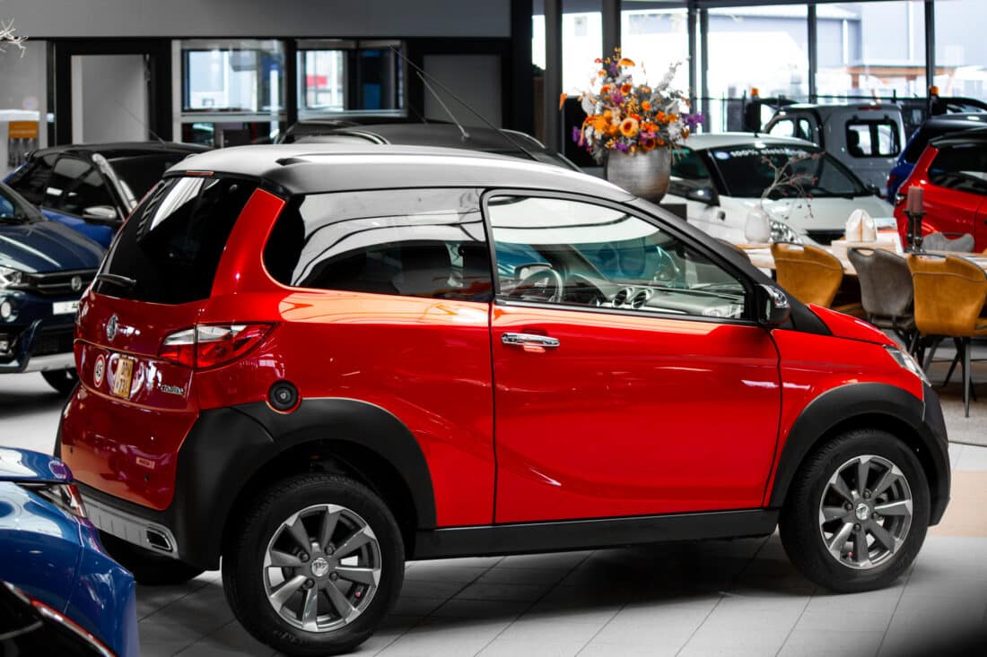 Aixam Crossline Premium Sensation 2018 Brommobiel Occasion Rood Metallic