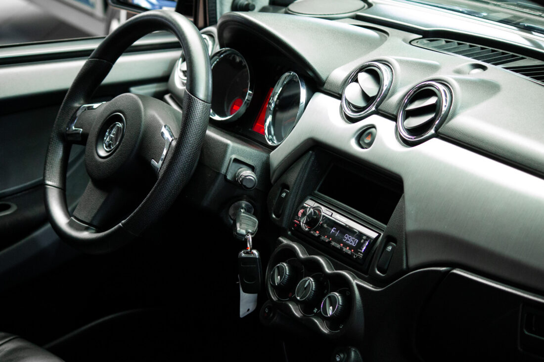 Aixam Crossline Vision 2015 Brommobiel Occasion Marineblauw Metallic