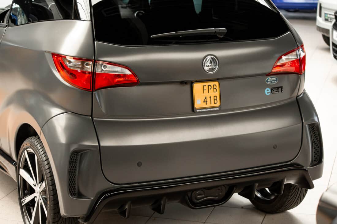 Aixam E Coup Gti Emotion 2023 Elektrische Brommobiel Occasion Staalgrijs Mat Aixam E Coup Gti Emotion 2023 Elektrische Brommobiel Occasion Staalgrijs Mat