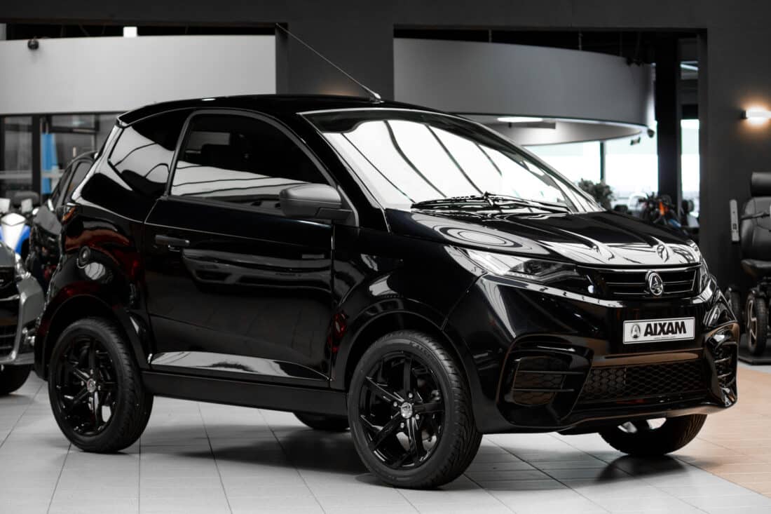 Aixam City Sport Ambition E5 2026 Brommobiel Nieuw Zwart