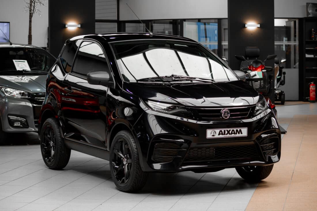Aixam City Sport Ambition E5 2026 Brommobiel Nieuw Zwart