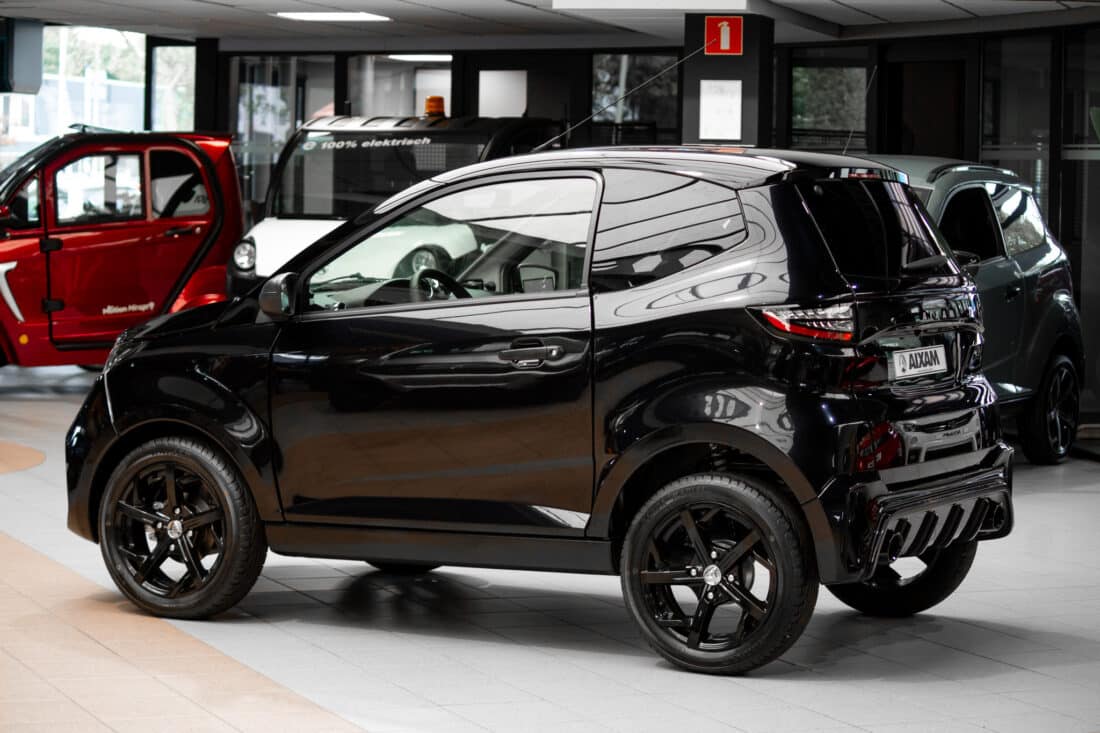 Aixam City Sport Ambition E5 2026 Brommobiel Nieuw Zwart