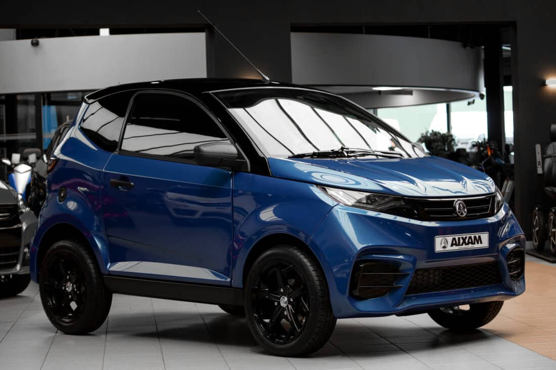 Aixam City Sport Ambition E5 2026 Brommobiel Nieuw Saffier Blauw Aixam City Sport Ambition E5 2026 Brommobiel Nieuw Saffier Blauw
