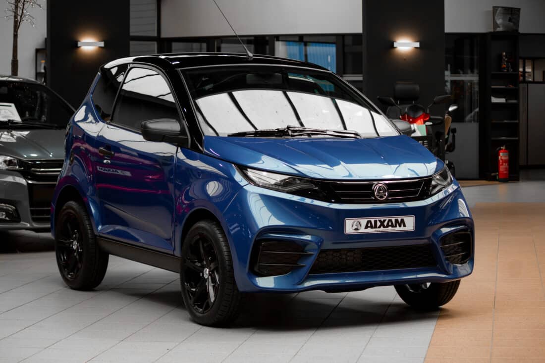 Aixam City Sport Ambition E5 2026 Brommobiel Nieuw Saffier Blauw Aixam City Sport Ambition E5 2026 Brommobiel Nieuw Saffier Blauw