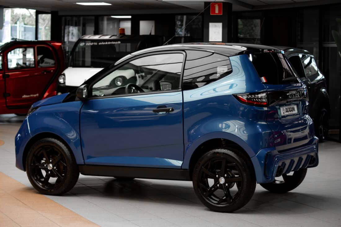 Aixam City Sport Ambition E5 2026 Brommobiel Nieuw Saffier Blauw Aixam City Sport Ambition E5 2026 Brommobiel Nieuw Saffier Blauw