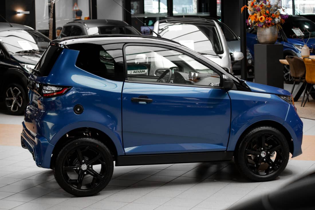 Aixam City Sport Ambition E5 2026 Brommobiel Nieuw Saffier Blauw Aixam City Sport Ambition E5 2026 Brommobiel Nieuw Saffier Blauw