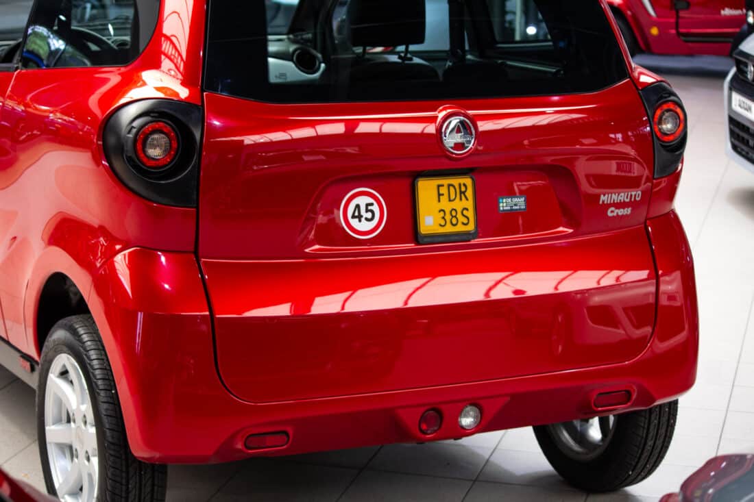 Aixam Minauto Cross 2021 Brommobiel Occasion Rood Metallic Aixam Minauto Cross 2021 Brommobiel Occasion Rood Metallic