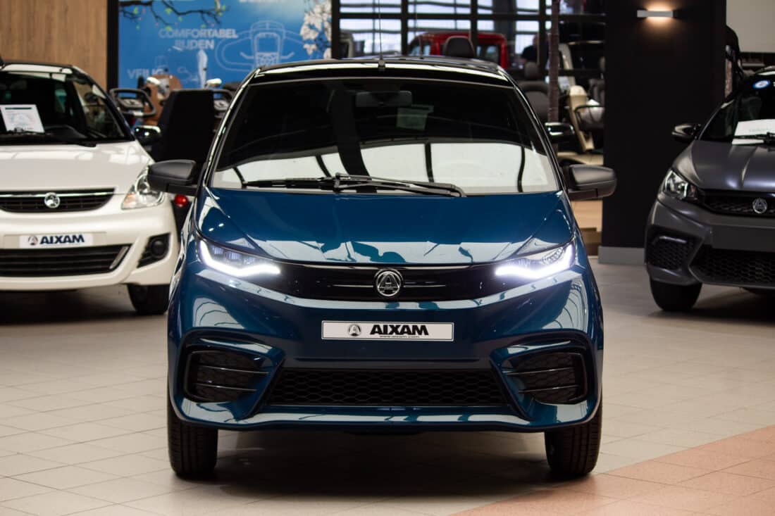 Aixam E Coup Sport Ambition 2026 Brommobiel Elektrisch Nieuw S10 2 Mallard Blauw