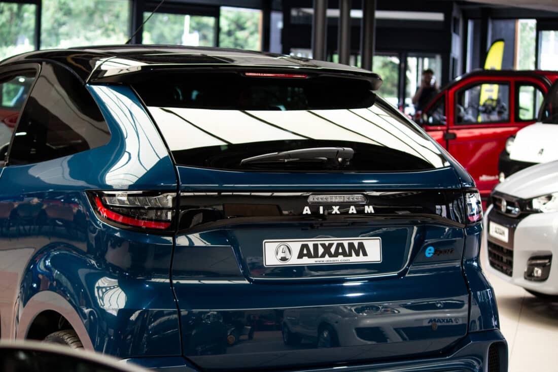 Aixam E Coup Sport Ambition 2026 Brommobiel Elektrisch Nieuw S10 2 Mallard Blauw