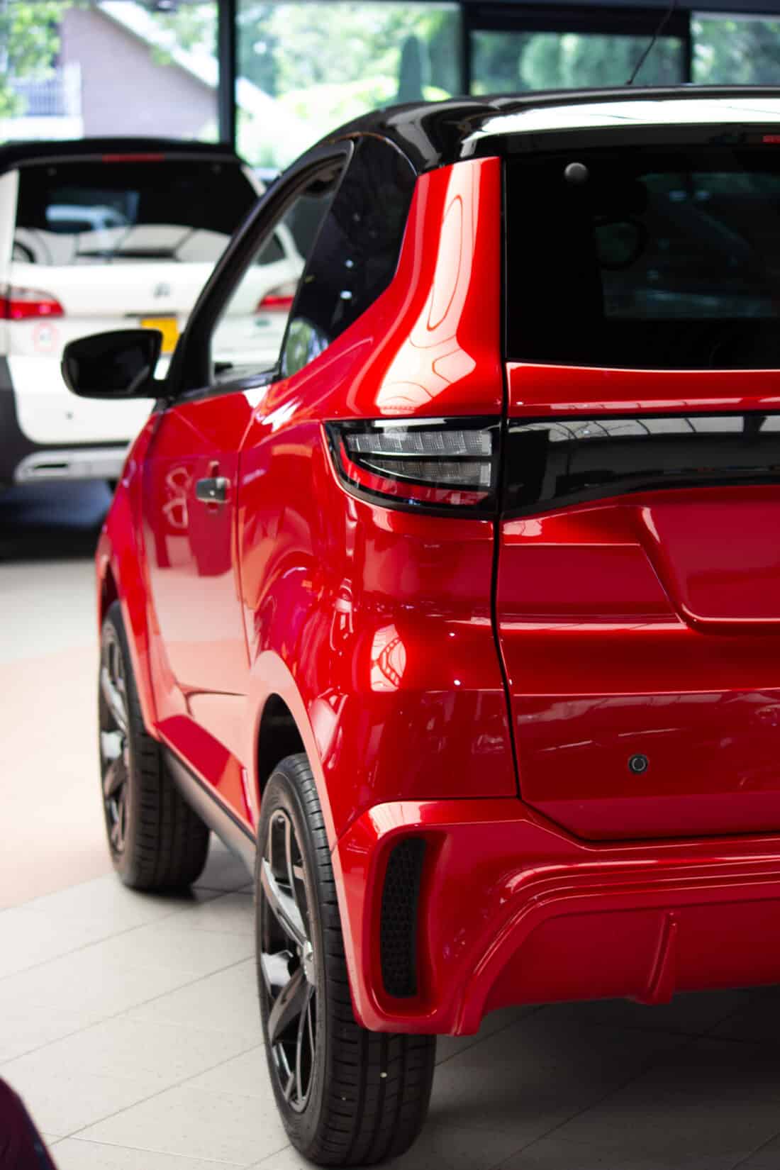 Aixam E City Sport Ambition 2024 Elektrische Brommobiel Occasion Parelmoerrood Metallic Aixam E City Sport Ambition 2024 Elektrische Brommobiel Occasion Parelmoerrood Metallic