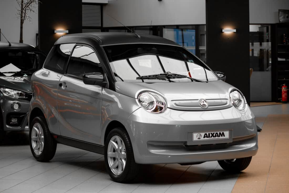 Aixam Minauto Cross 2020 Brommobiel Occasion Zilver Aixam Minauto Cross 2020 Brommobiel Occasion Zilver