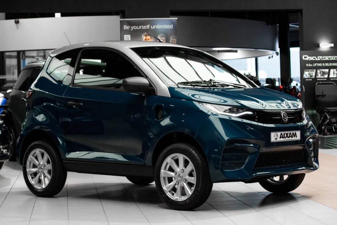 Aixam City Pack Ambition 2026 Brommobiel Nieuw Mallard Blauw