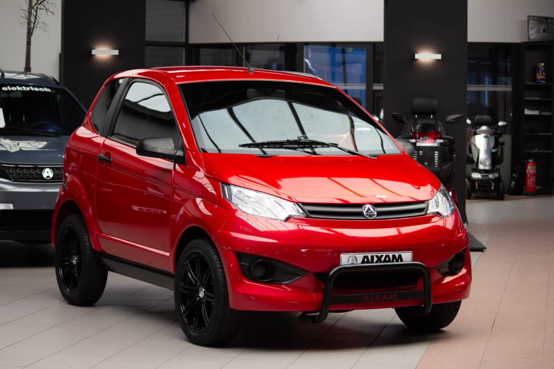 Aixam City Sensation 2017 Brommobiel Occasion Parelmoer Rood Aixam City Sensation 2017 Brommobiel Occasion Parelmoer Rood