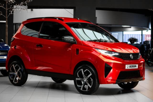 Aixam E Crossover Premium Ambition 2026 Brommobiel Elektrisch Nieuw S10 2 Parelmoer Rood
