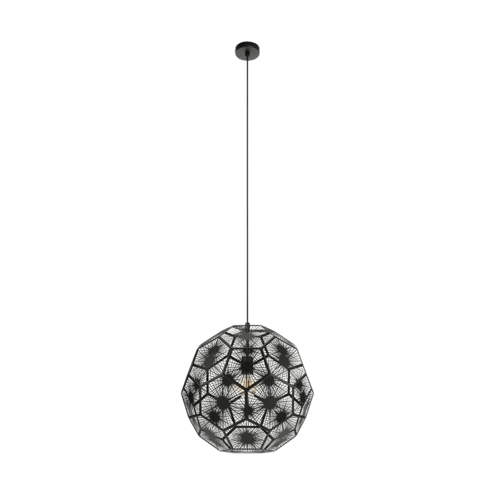 Hanglamp Skoura Zwart