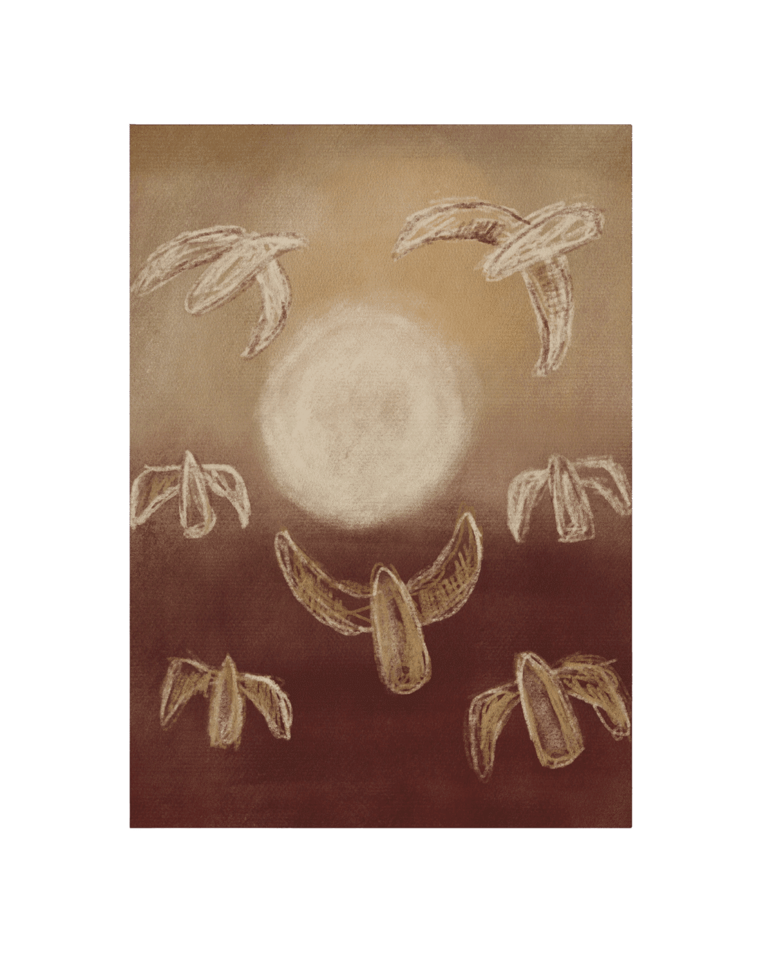 Wandkleed In Floating Frame