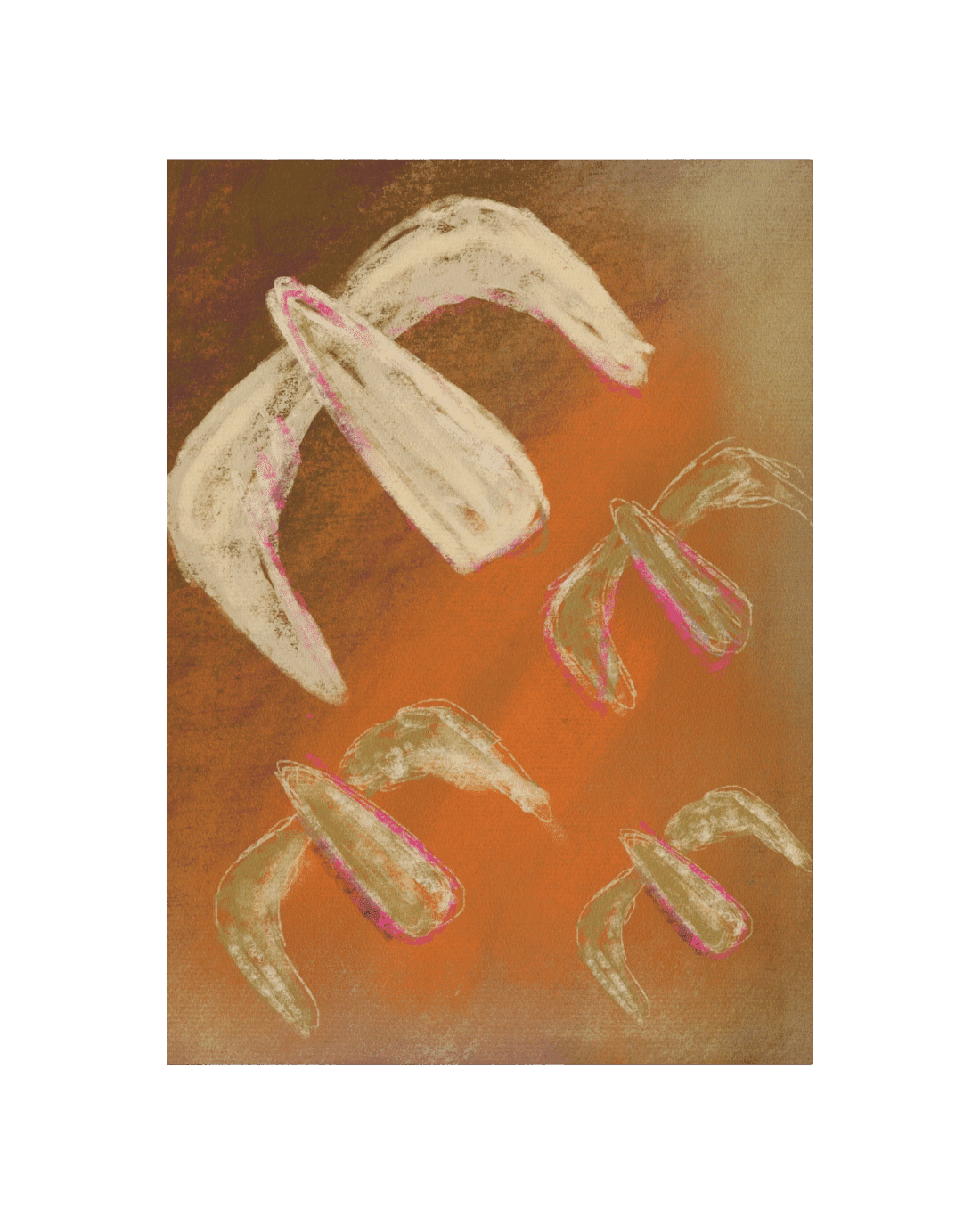 Wandkleed In Floating Frame