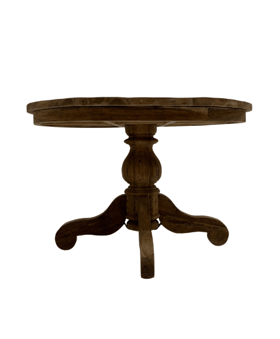 klassieke ronde eettafel landelijk