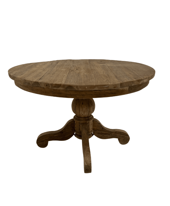 klassieke ronde eettafel landelijk