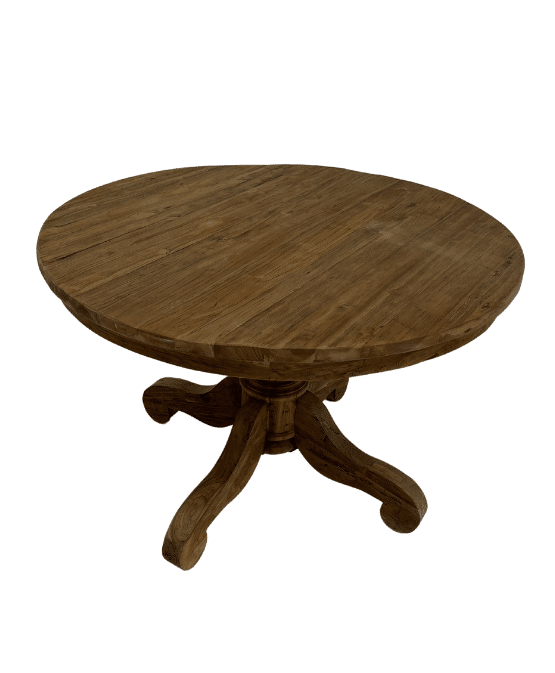 klassieke ronde eettafel landelijk