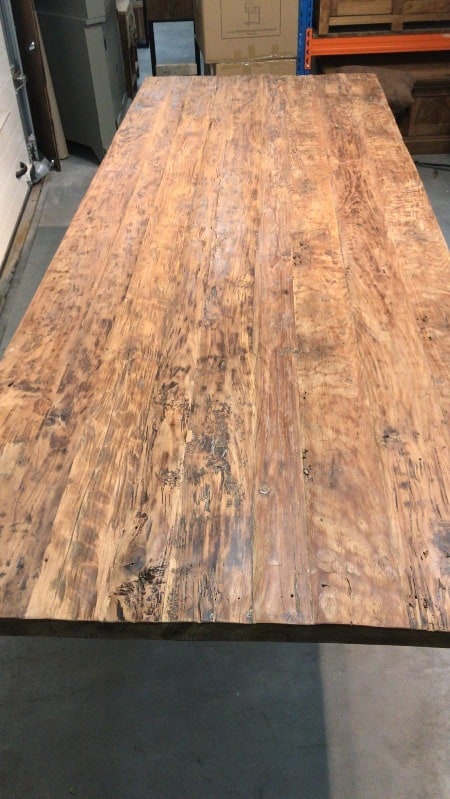 1850 Oud Teak Eettafel 300x100x79 Met Matrix Poot 8