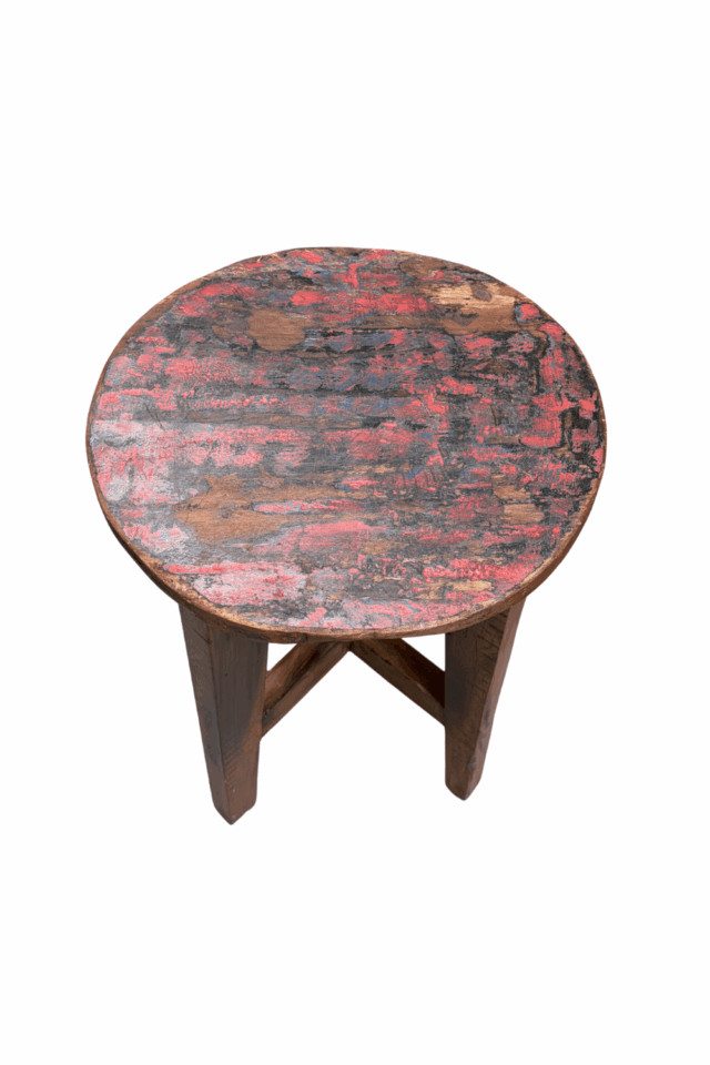 Boten houten krukje 35x46 cm
