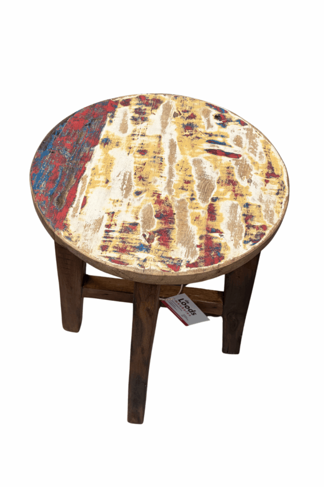 Boten houten krukje 35x46 cm