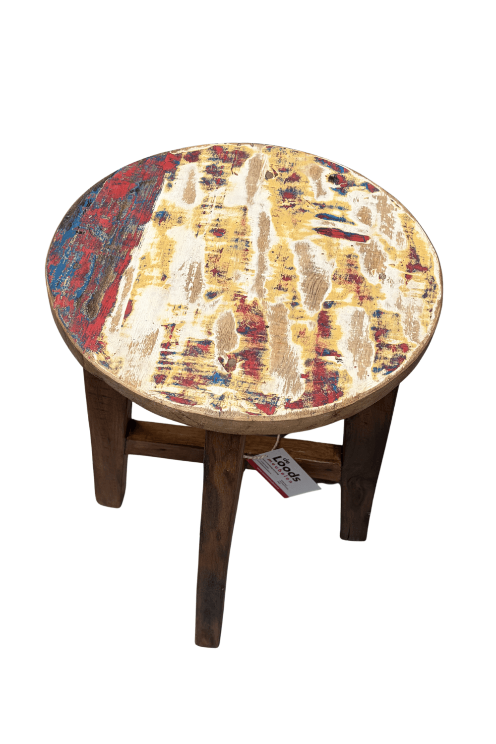 Boten houten krukje 35x46 cm