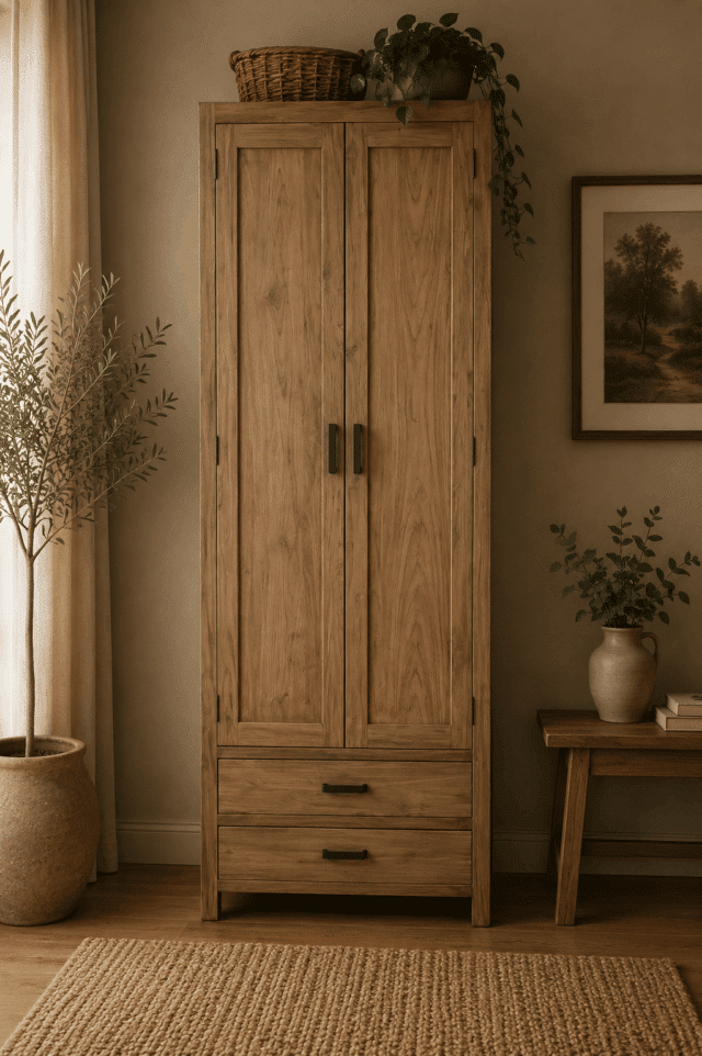 Brc 5 teak houten opbergkast