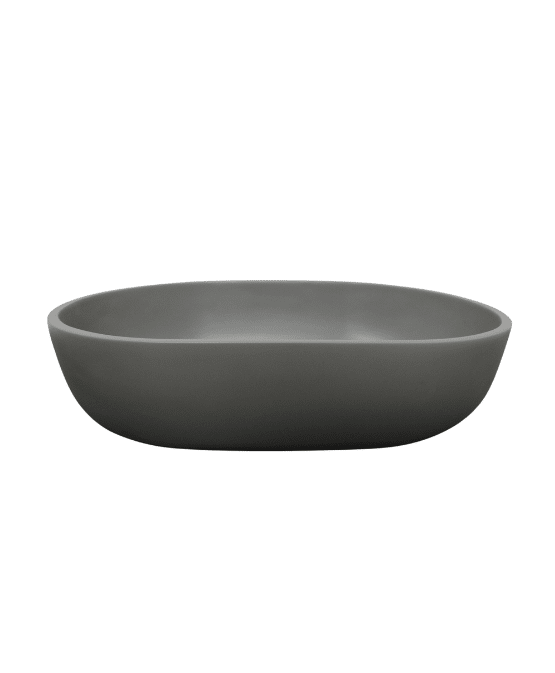 Ovale Wasbak Beton Kleur 44x30x10 2