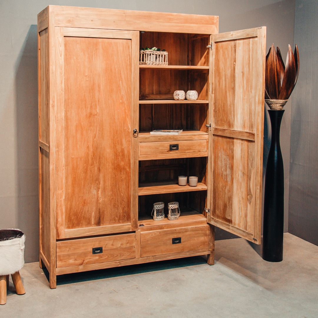 Opbergkast teak hout