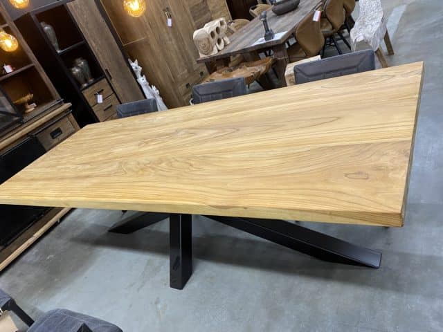Licht Teak Blad 260x100x79 Blad 950 Poot 575 2