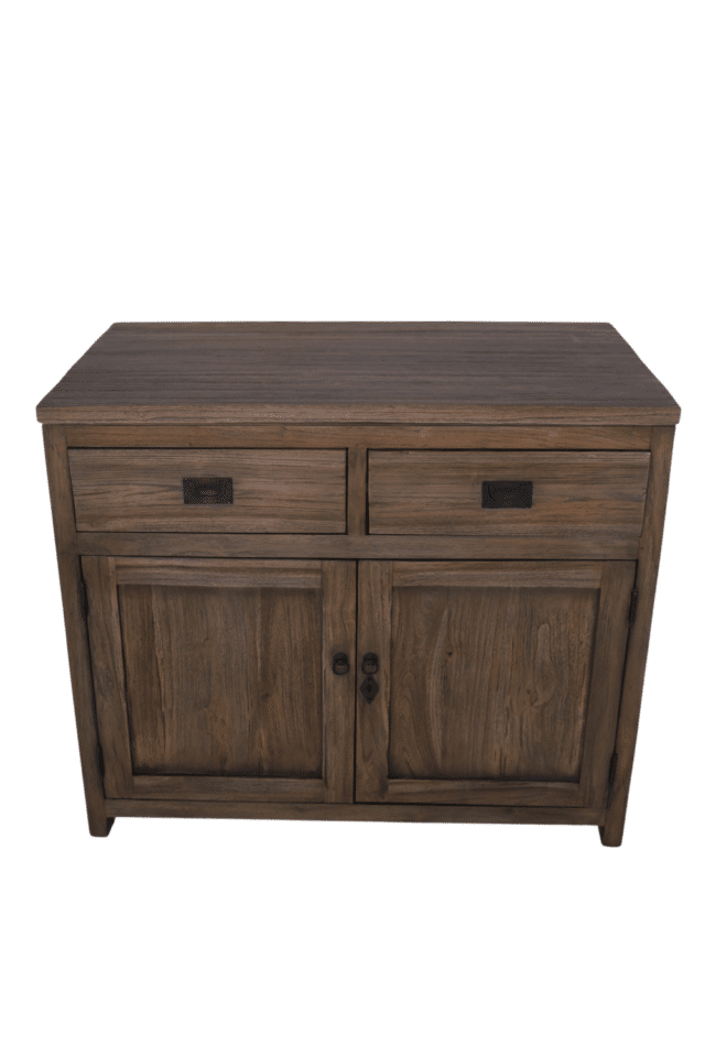 rustiek teak badkamermeubel 100x50x85
