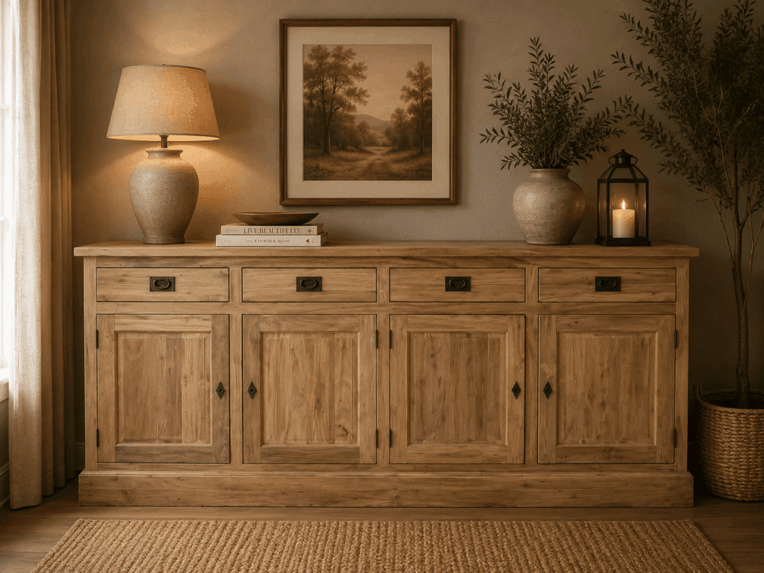 Teak Houten Dressoir Teak Houten Dressoir