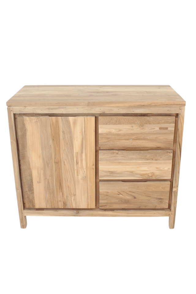 houten stak badkamer meubel