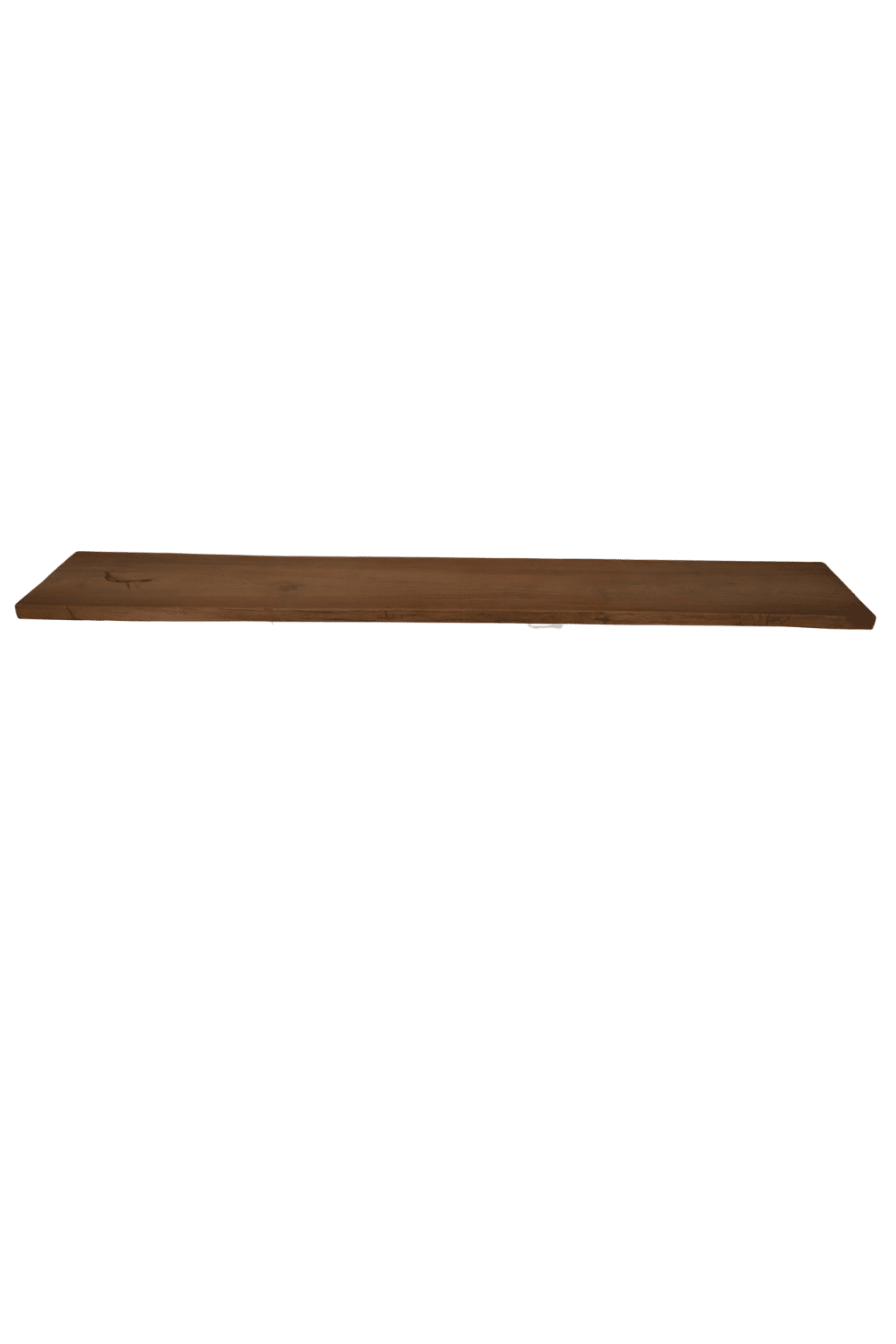 teak houten plank met boomstam kant 250 cm