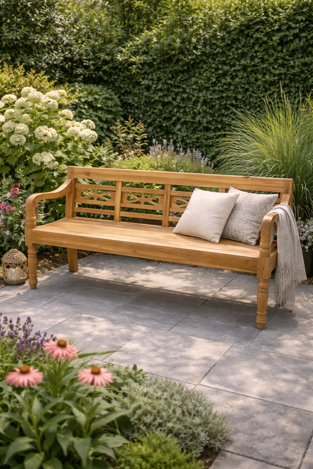 Teak houten tuinbank 200 cm